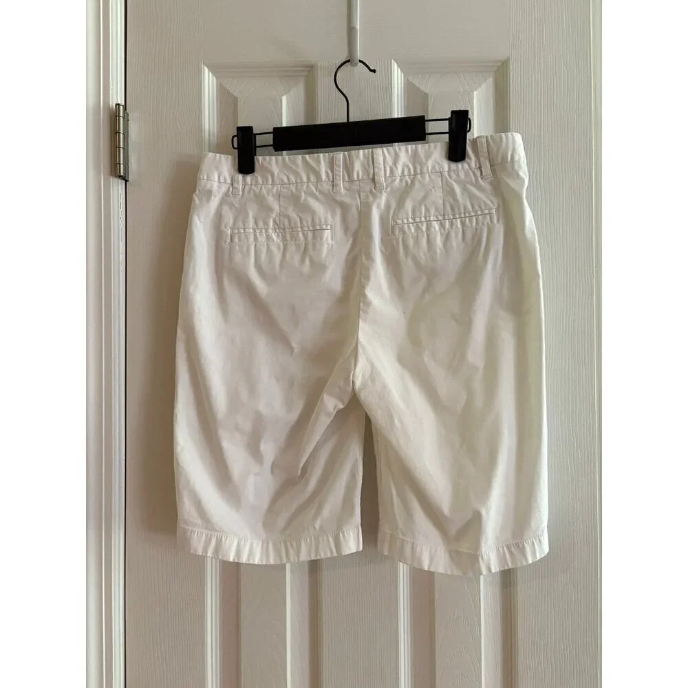 J. Crew Bermuda Shorts White